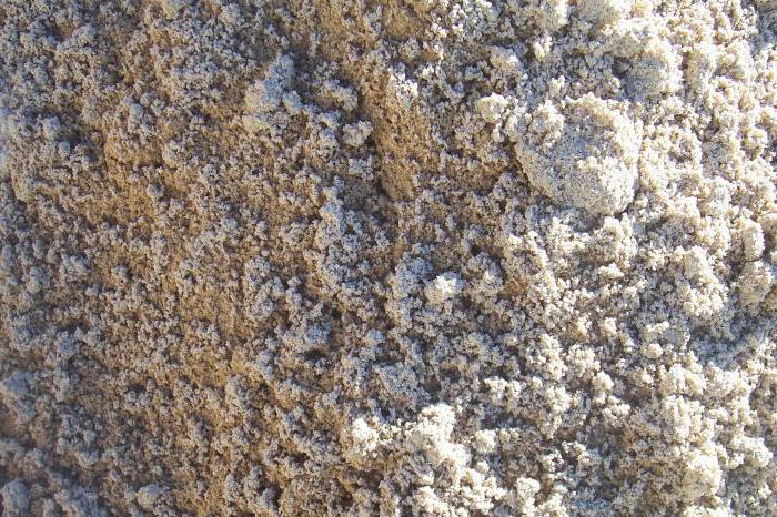 применение песка 