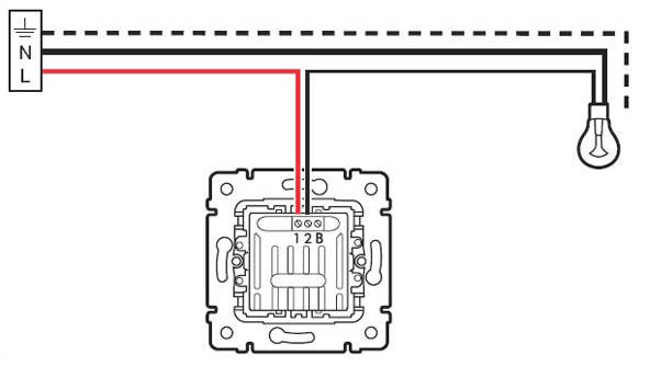 Схема подключения диммера освещения