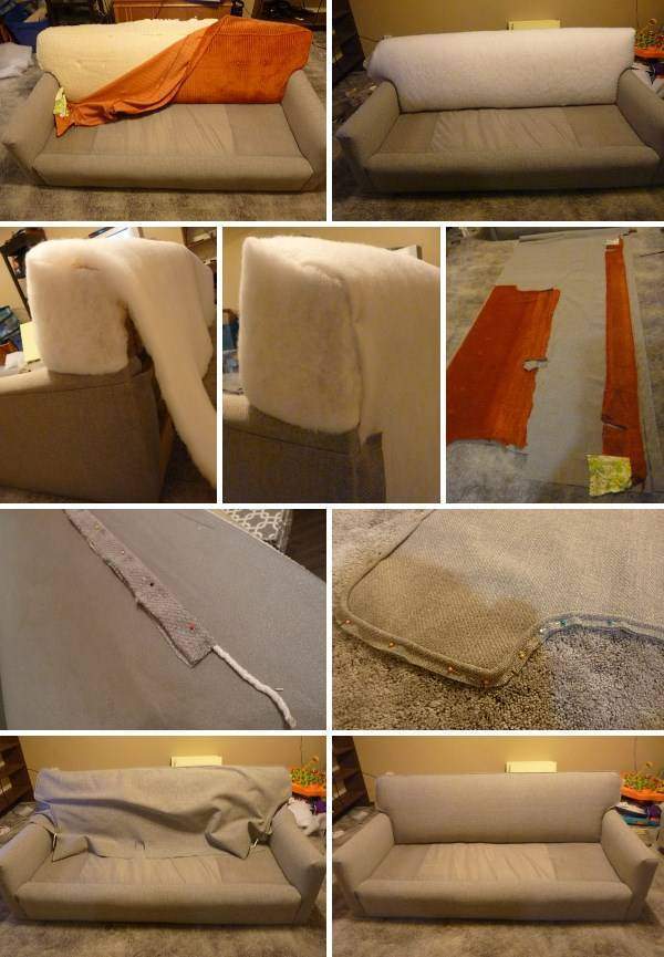 Как перетянуть диван своими руками | VK