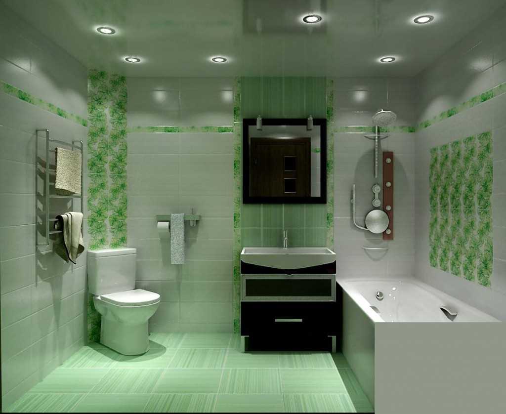 Дизайн ванной в доме п44