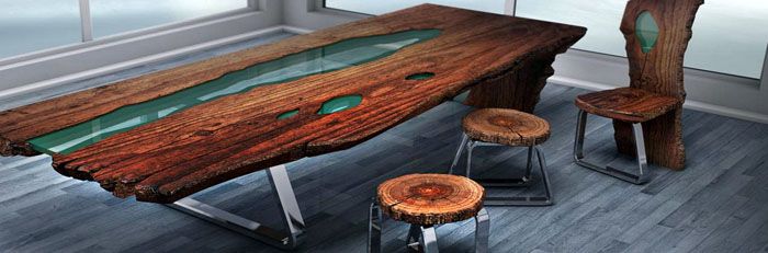 Неповторимые и привлекательные столы из эпоксидной смолы украсят ваш интерьер