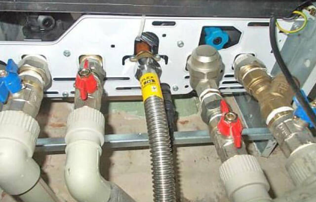 подключение одноконтурного газового котла к системе отопления