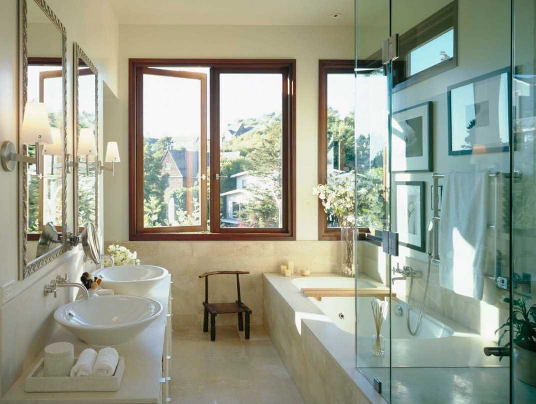 50 интересных фото идей дизайна ванной комнаты в частном доме: