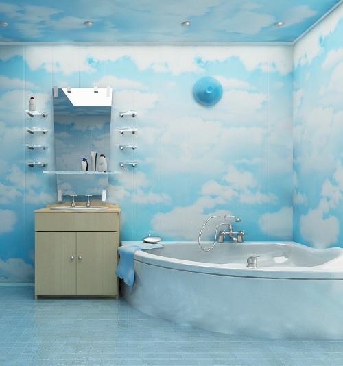 пластиковые панели для отделки стен ванной комнаты