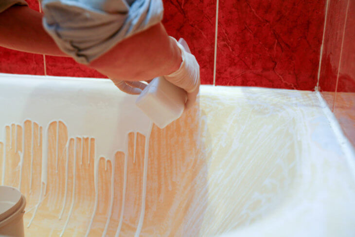 Как покрасить ванную эмалью в домашних условиях
